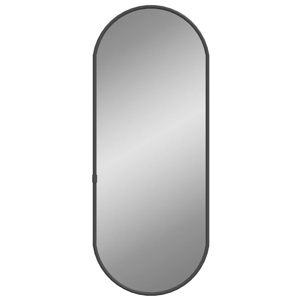 Wandspiegel Silbern 50x20 cm Oval