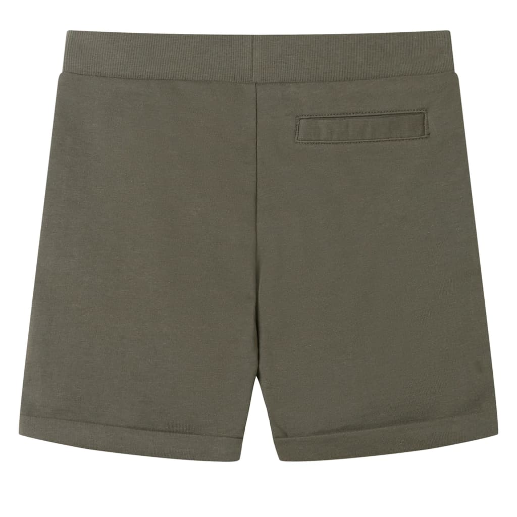 Kindershorts mit Kordelzug Blau Melange 116