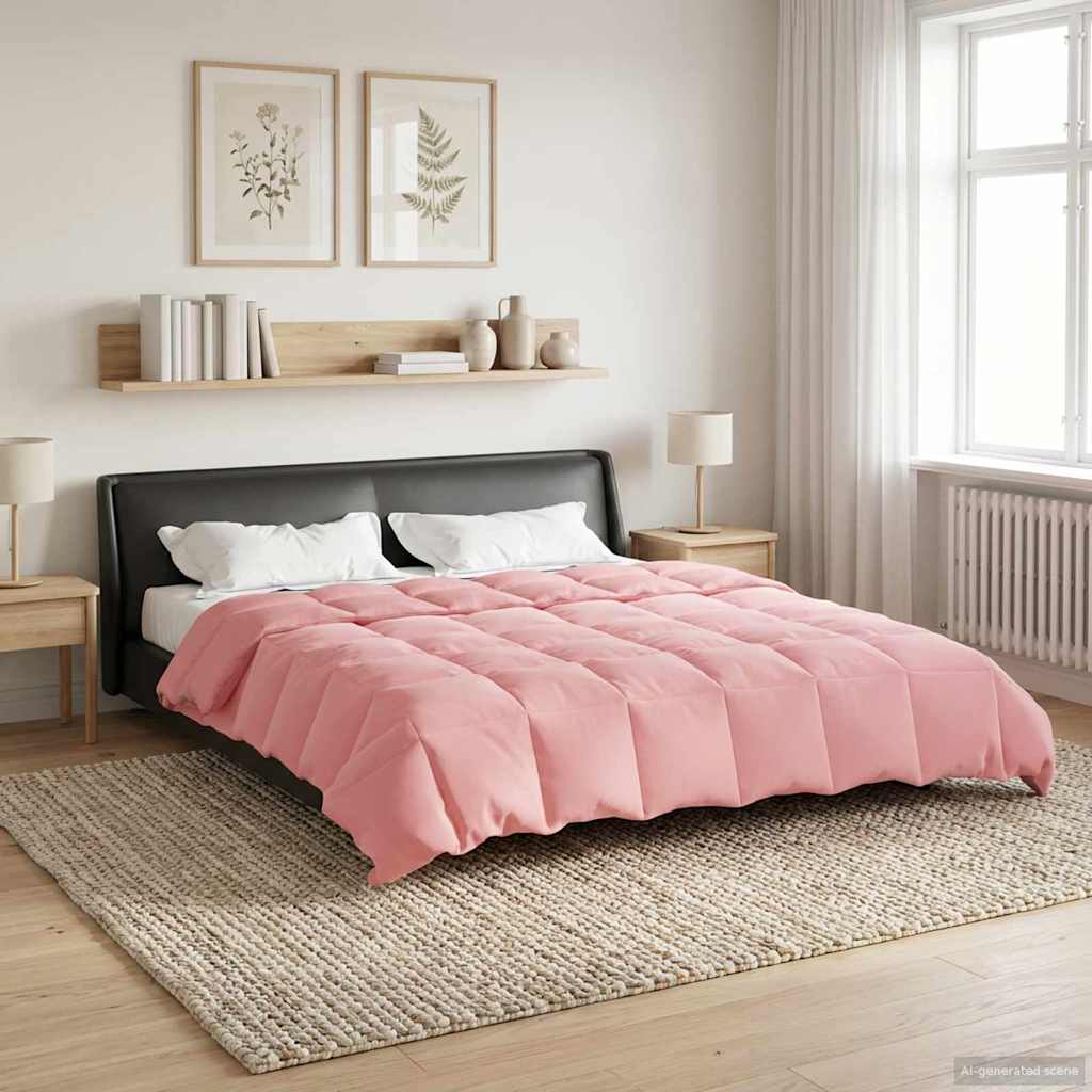 Sommerdecke Gesteppt Anthrazit 135 x 200 cm Mikrofaser