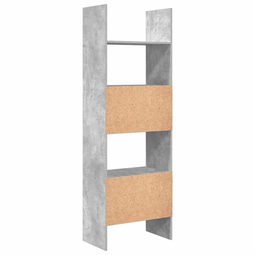 Bücherregal Weiß 60x35x180 cm Holzwerkstoff
