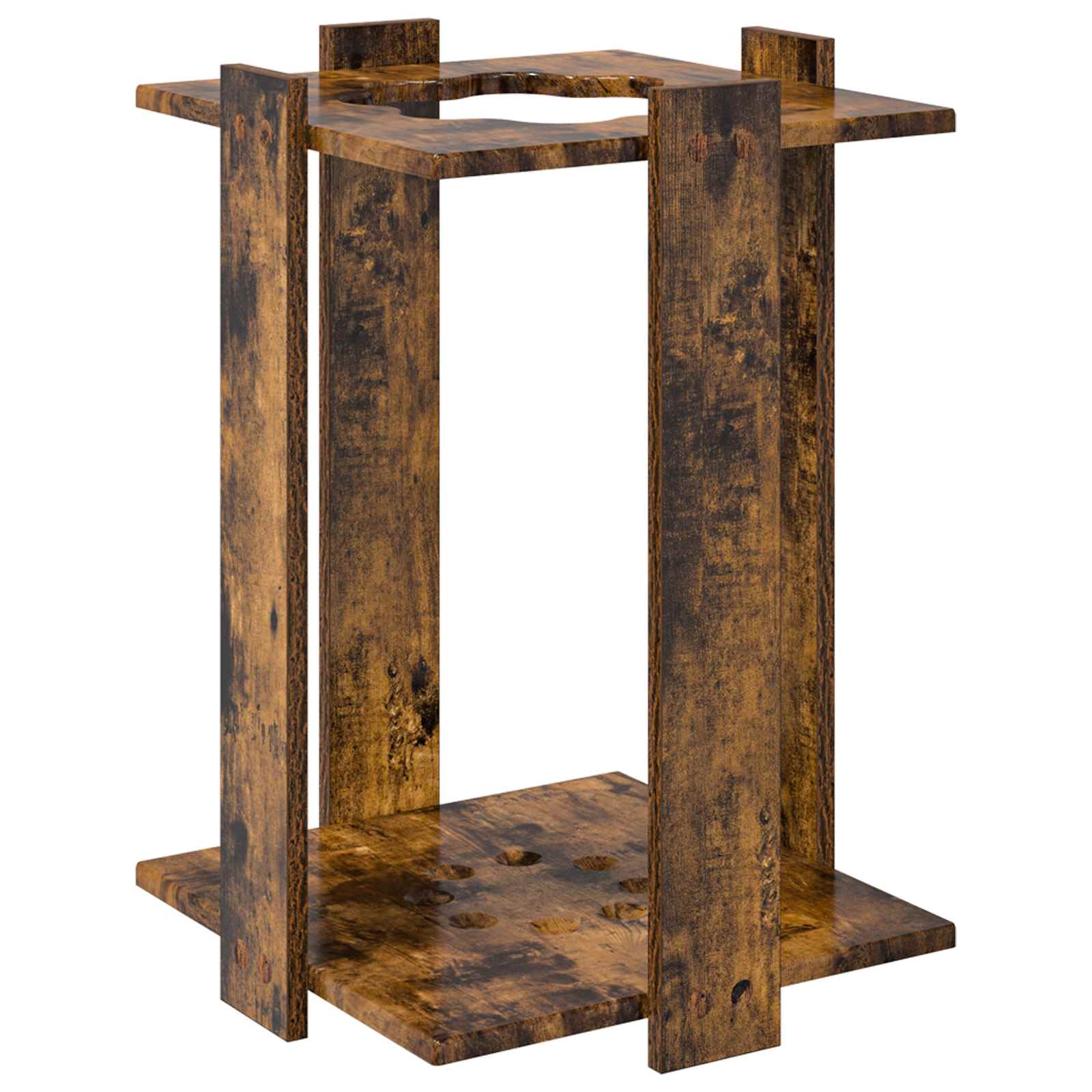 Billardqueue-Ständer Holzwerkstoff 42 x 43 x 60 cm Weiß