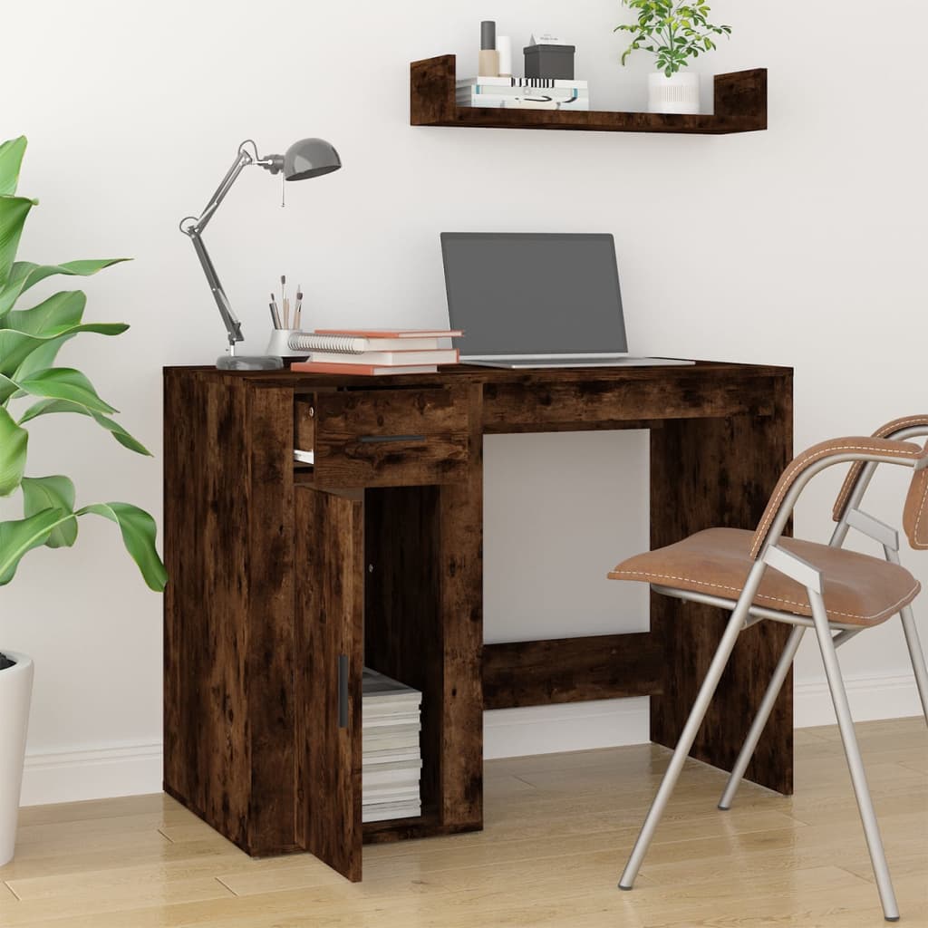 Schreibtisch Weiß 100x49x75 cm Holzwerkstoff