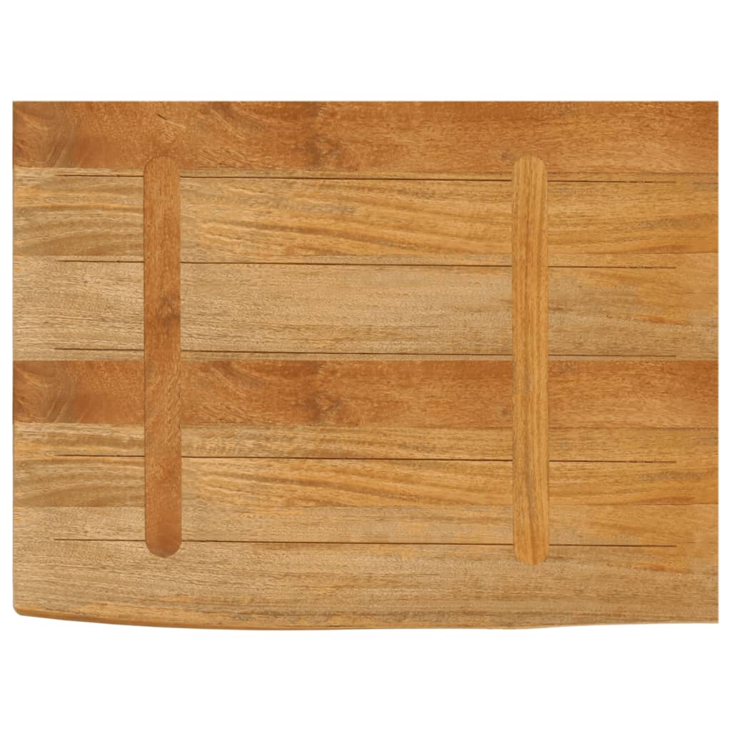 Wandregal 40x20x2,5 cm Rechteckig Massivholz Akazie Baumkante