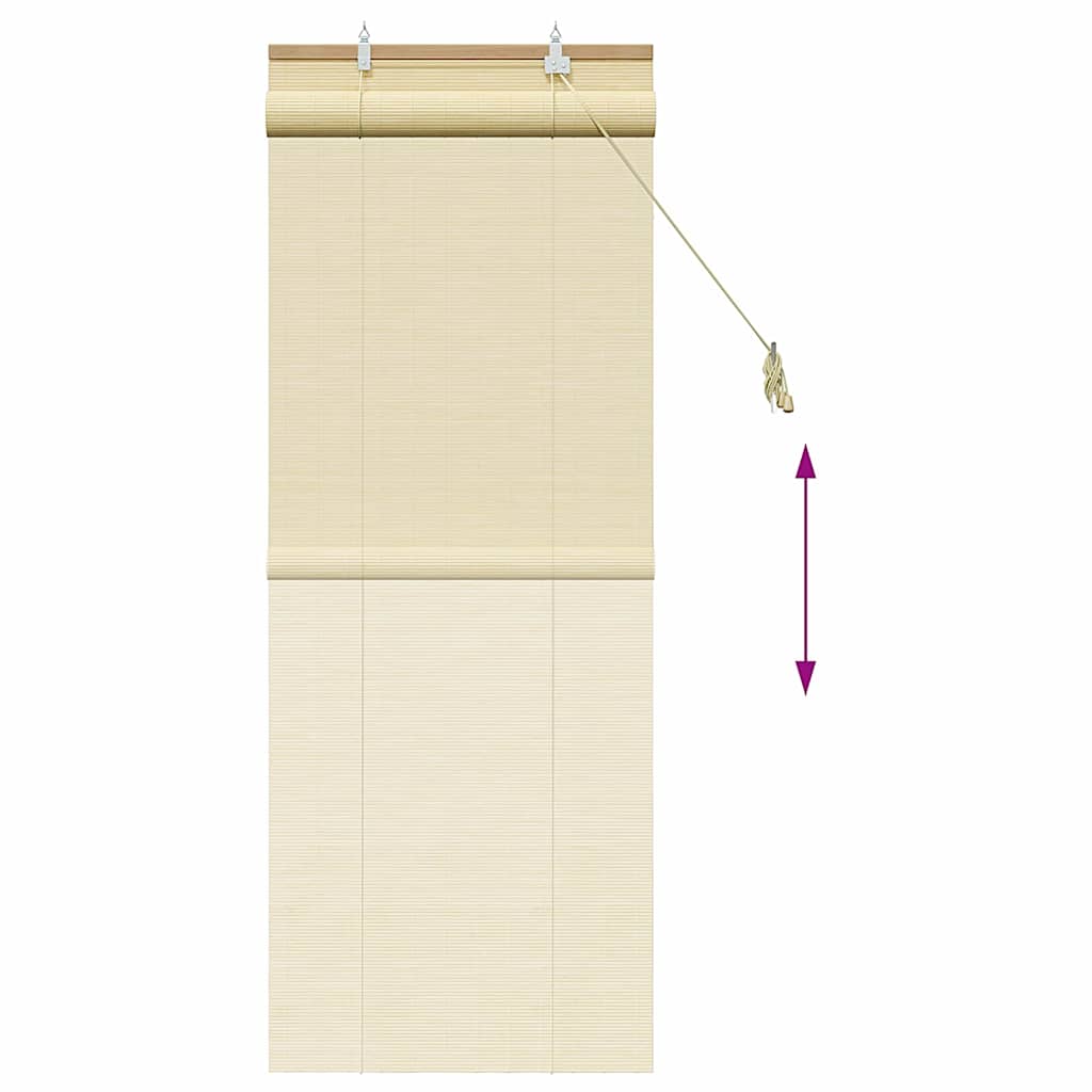 Rollo Braun 60 x 160 cm Bambus