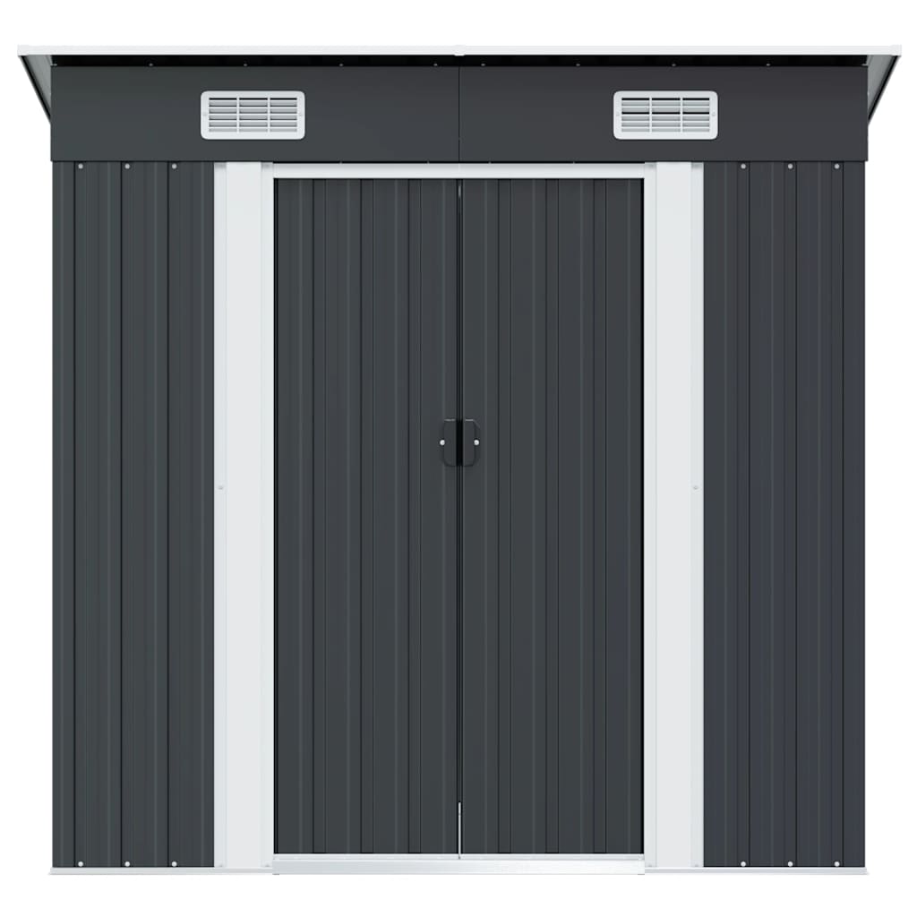 Gartenschuppen Grün Metall