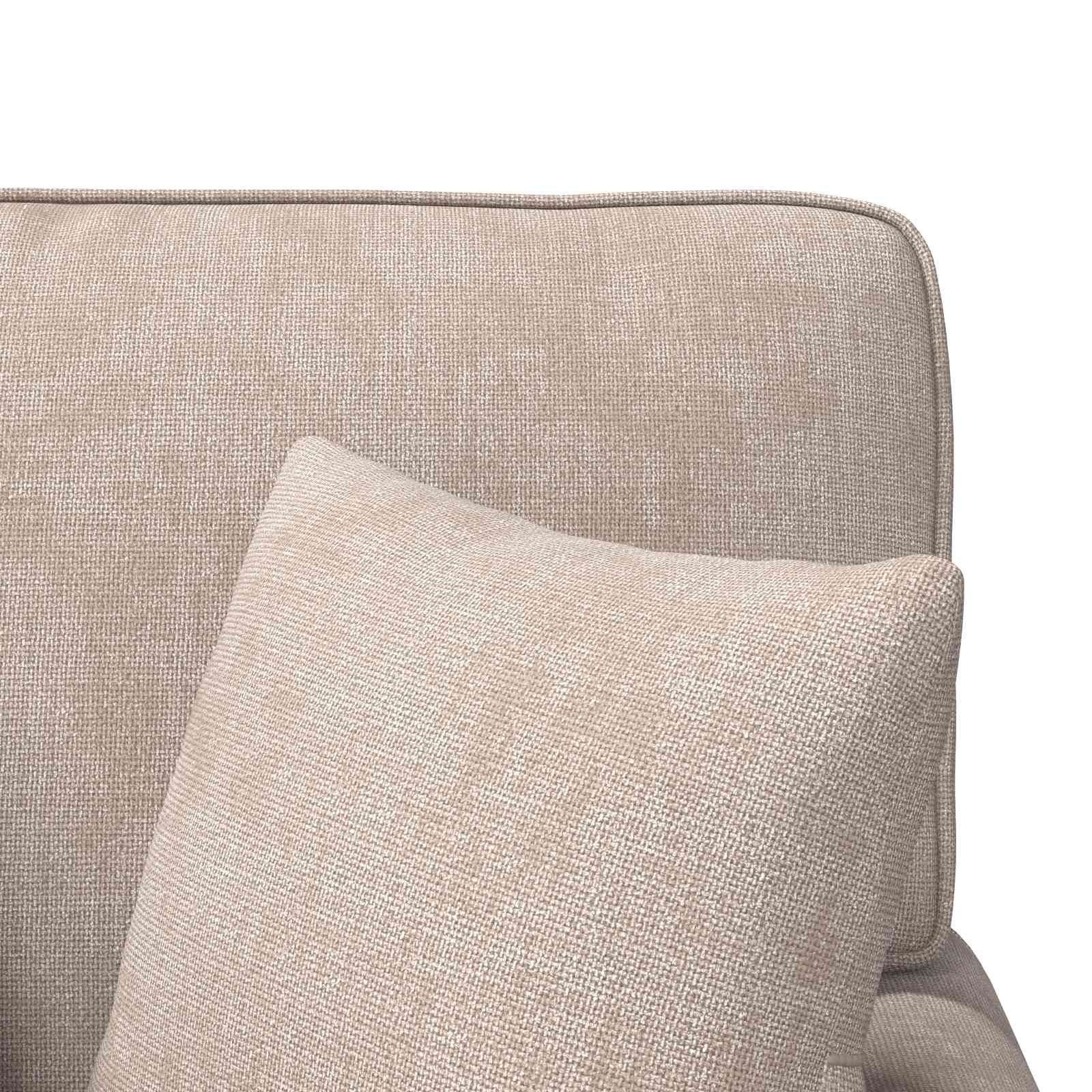 Chaise Lounge mit Rock mit Kissen Creme 157 x 91 x 91 cm ARES
