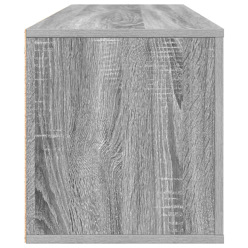 Wand-Schuhschrank Weiß 100x35x38 cm Holzwerkstoff