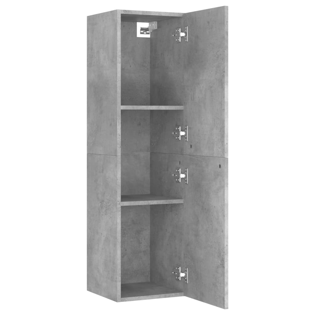 4-tlg. TV-Schrank-Set Weiß Holzwerkstoff