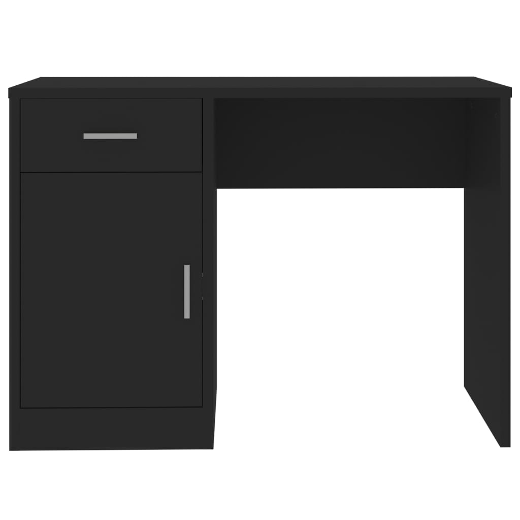 Schreibtisch mit Schublade und Schrank Eiche 100x40x73 cm