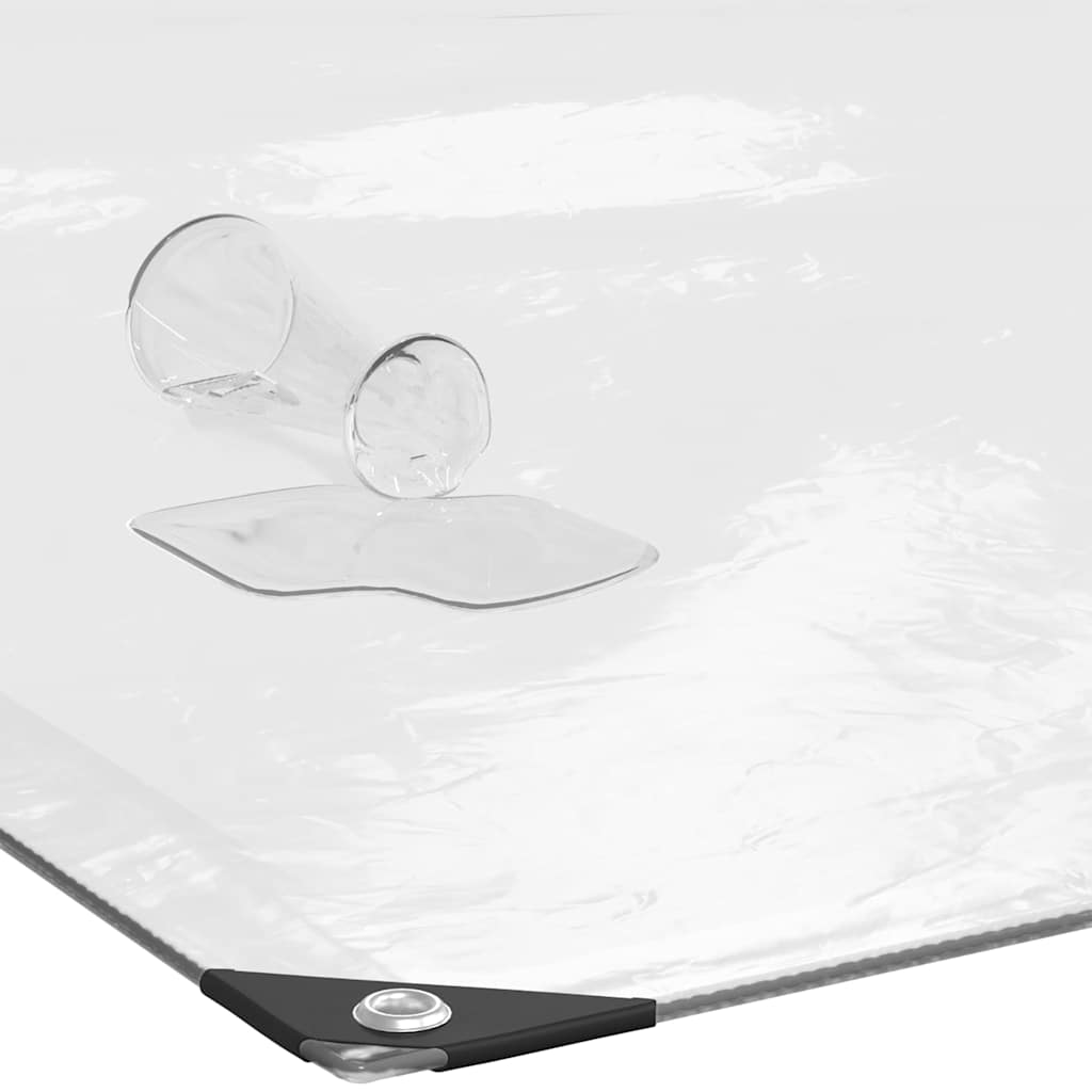 Transparente Plane mit Ösen 1x2 m Polyethylen