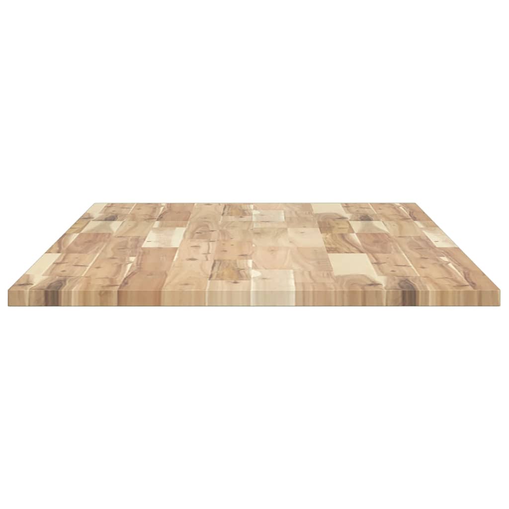 Tischplatte Rechteckig 60x50x2 cm Massivholz Akazie
