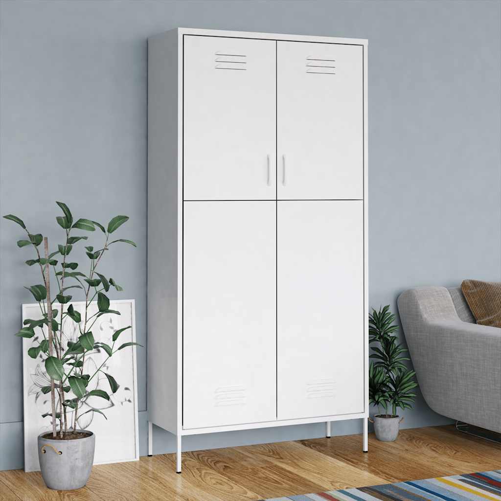 Kleiderschrank Olivgrün 90x50x180 cm Stahl