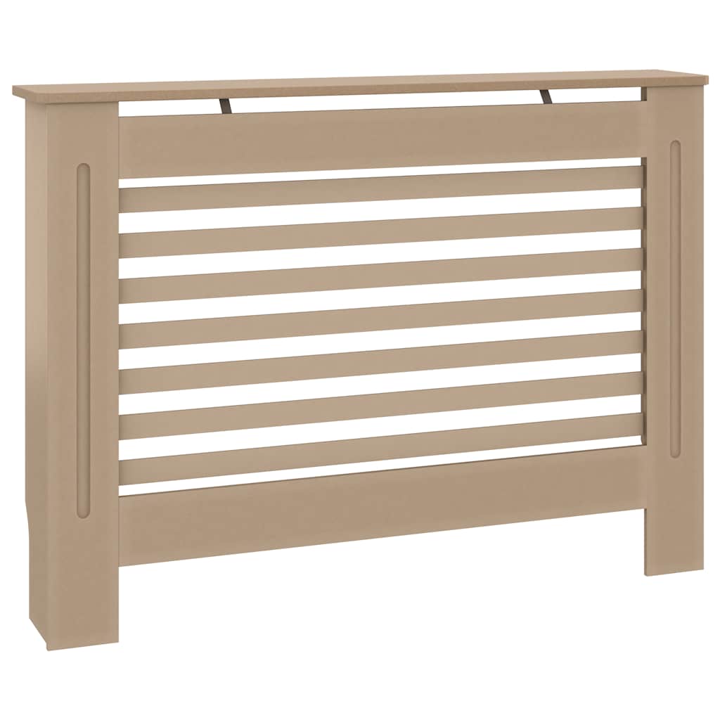 Heizkörperabdeckung Weiß 112×19×81,5 cm MDF