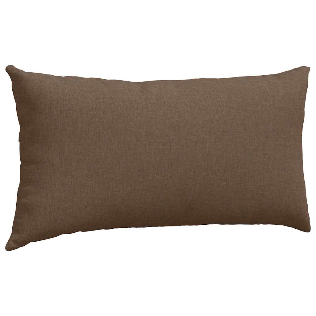 Sofakissen 2 pcs Hellgrau 50 x 30 cm Stoff