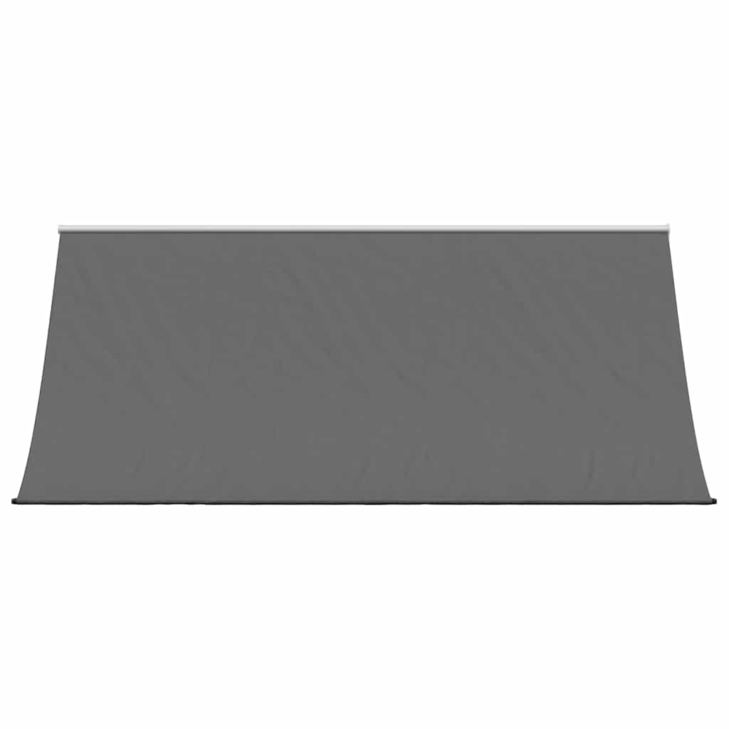 Markise Einziehbar Anthrazit 100x150 cm Stoff und Stahl