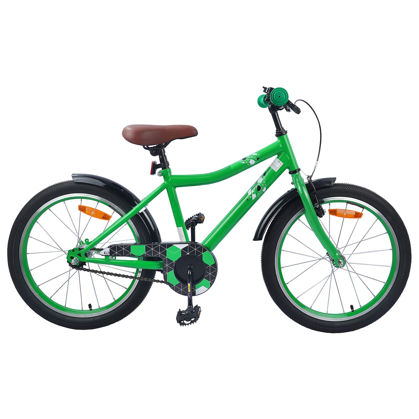 Kinderfahrrad 12 Zoll für 2-4 Jahre alt Schwarz