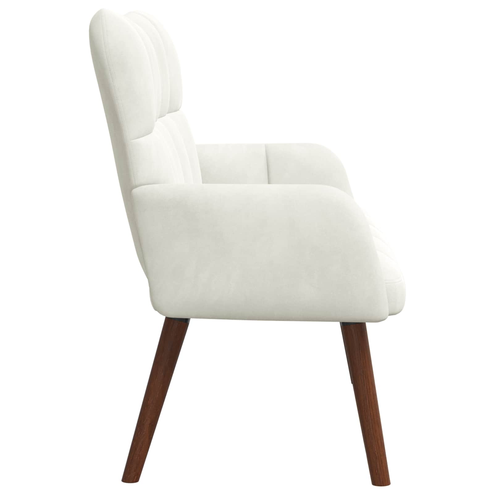 2-Sitzer Sofa Hellgrau 115 x 61 x 87 cm Samt (V)