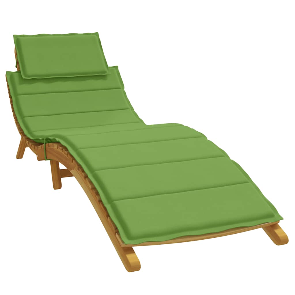 Sonnenliegen-Auflage Melange Anthrazit 186x58x4 cm Stoff