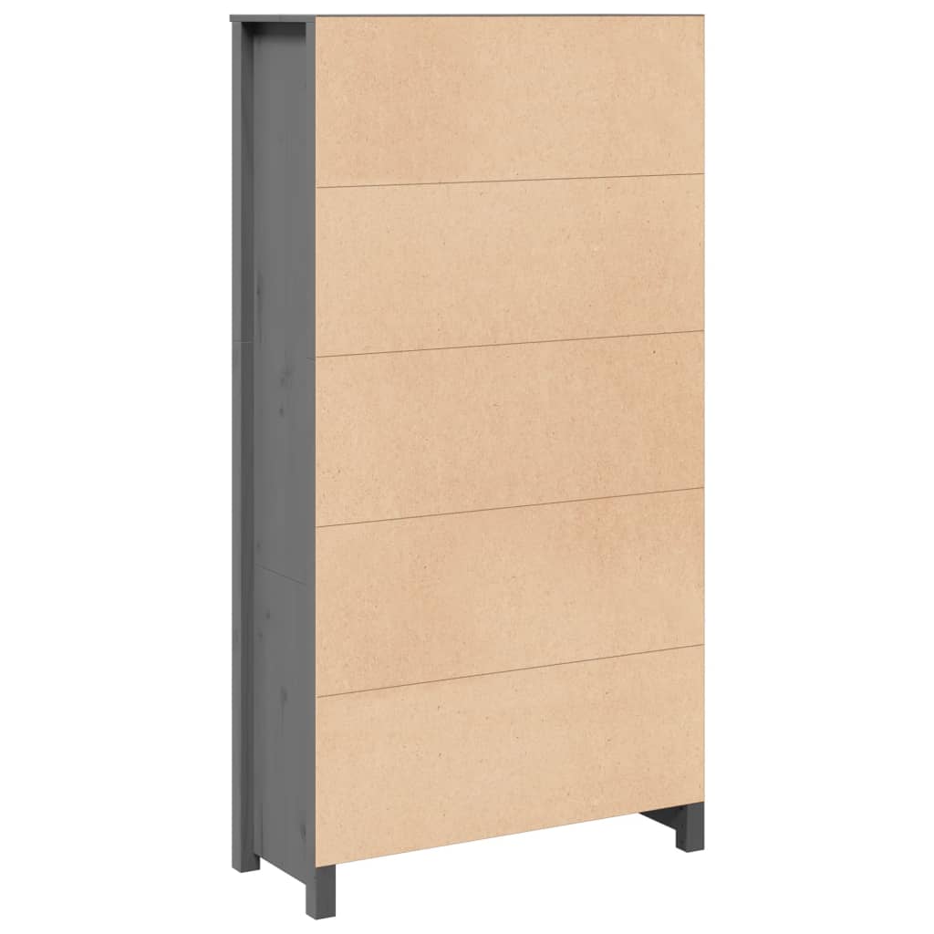 Highboard 80x35x154 cm Massivholz Kiefer