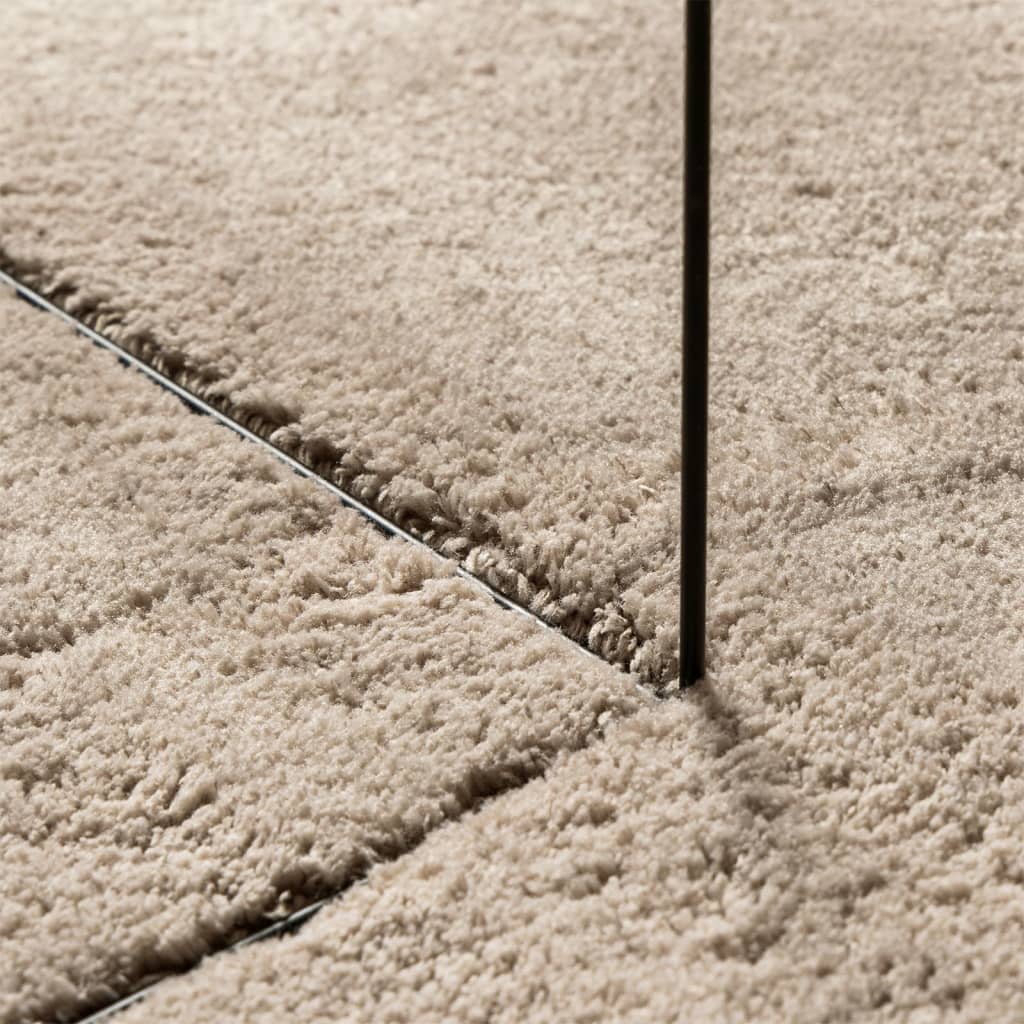 Teppich HUARTE Kurzflor Weich und Waschbar Anthrazit 60x110 cm