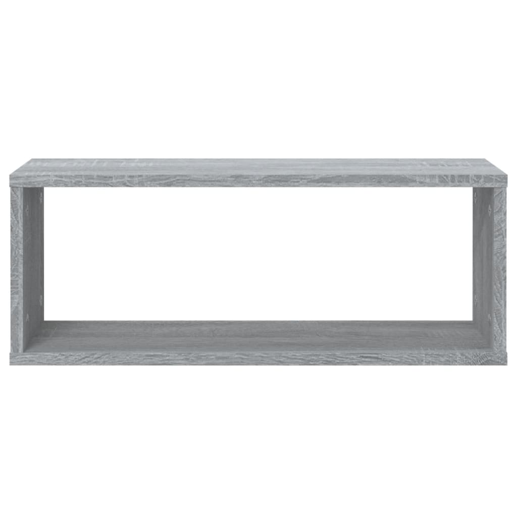 Würfelregale 2 Stk. Weiß 30x15x30 cm