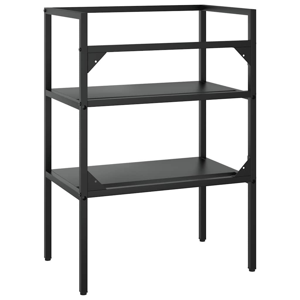 Badezimmer Waschtischgestell Weiß 40x38x83 cm Eisen