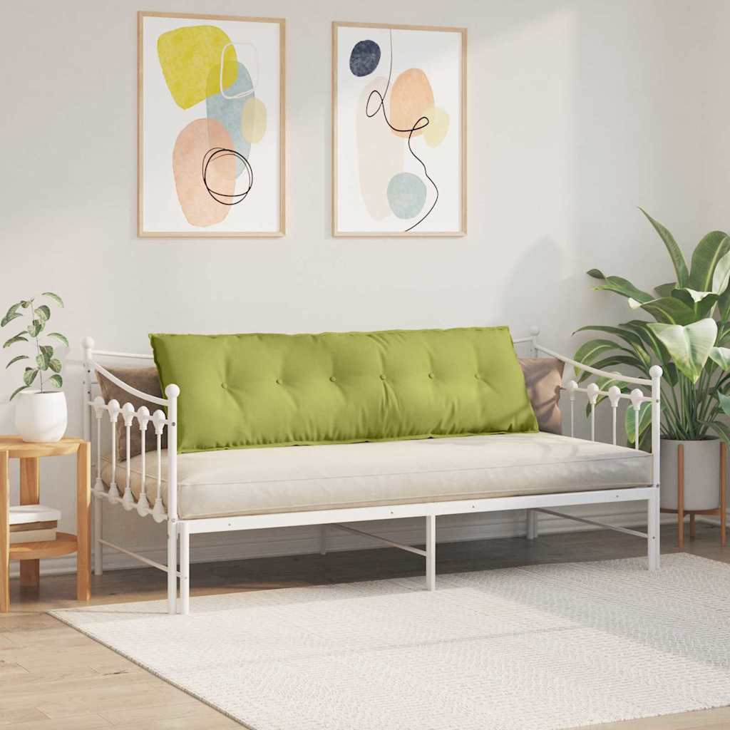 Rückenkissen Hellgrau 50 x 19 x 45 cm Stoff