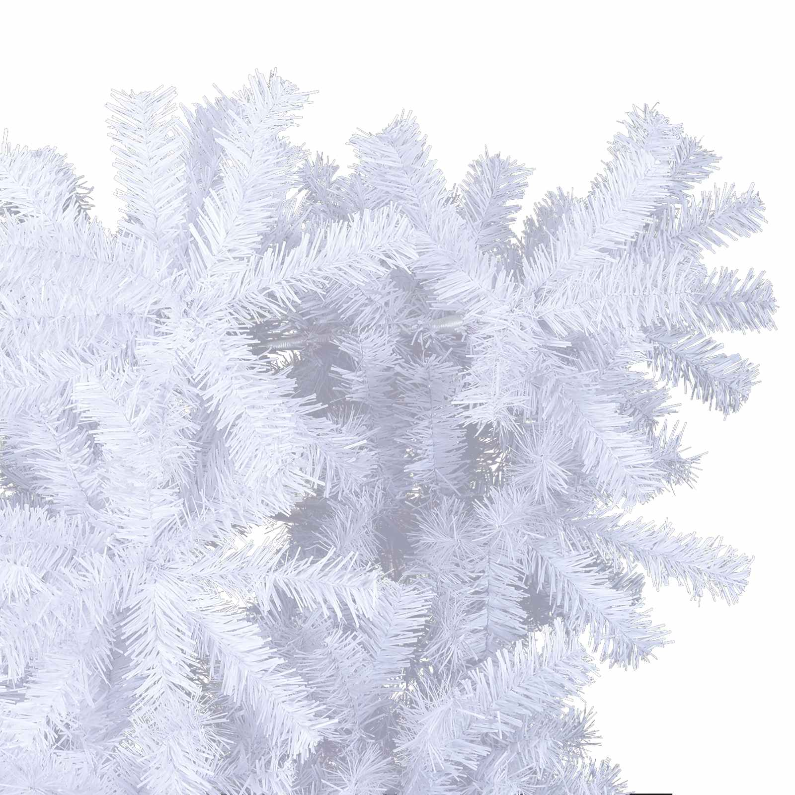 Künstlicher Weihnachtsbaum Weiß 180 cm PVC und Stahl
