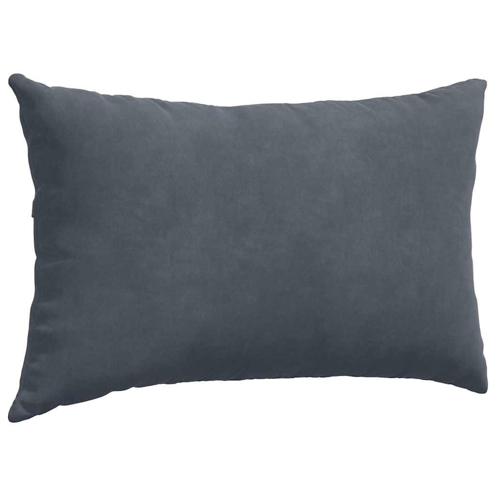 Sofakissen 2 Stück Blau 50 x 30 cm Cordstoff