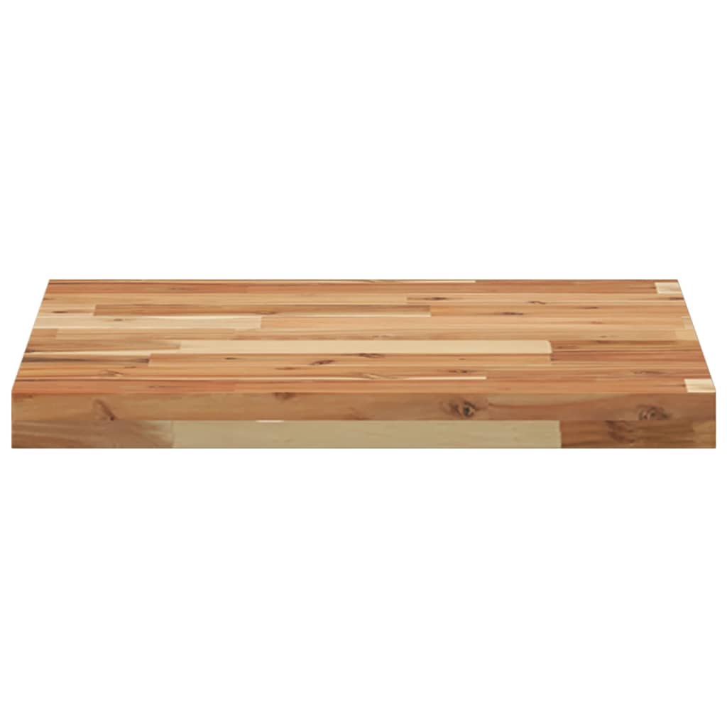 Tischplatte Rund Ø40x2 cm Massivholz Akazie