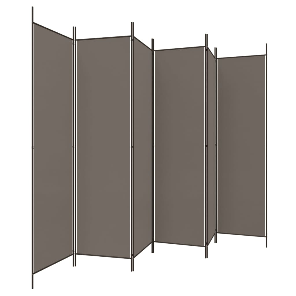 3-teiliger Raumteiler Beige 150 x 220 cm Stoff