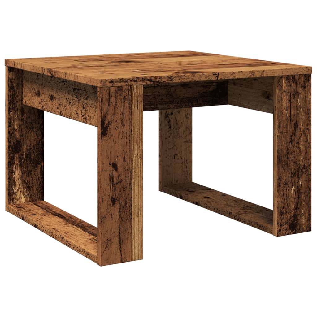Beistelltisch Weiß 50x50x35 cm Holzwerkstoff