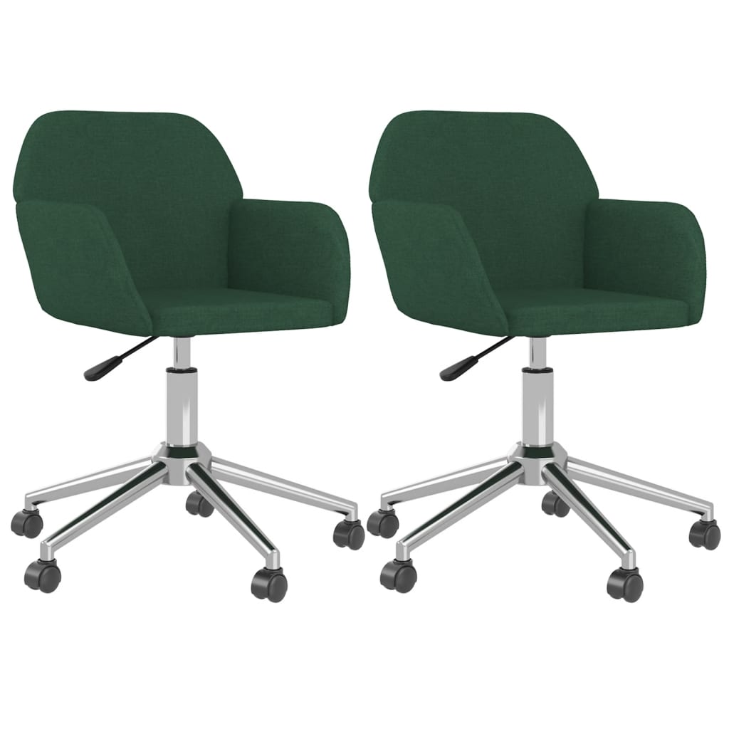 Esszimmerstühle 2 Stk. Drehbar Creme Stoff