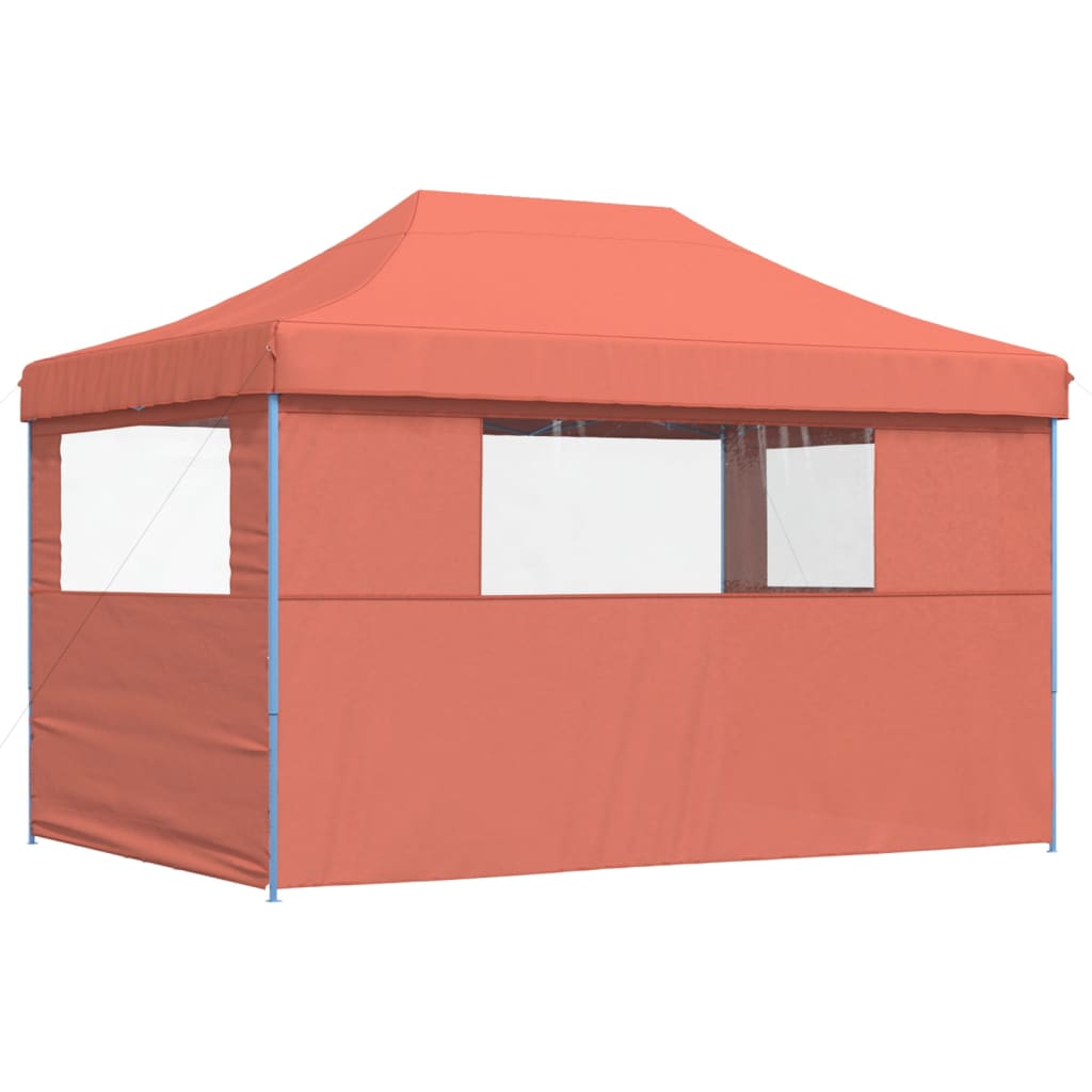 Partyzelt Faltbar Pop-Up Beige 410x279x315 cm