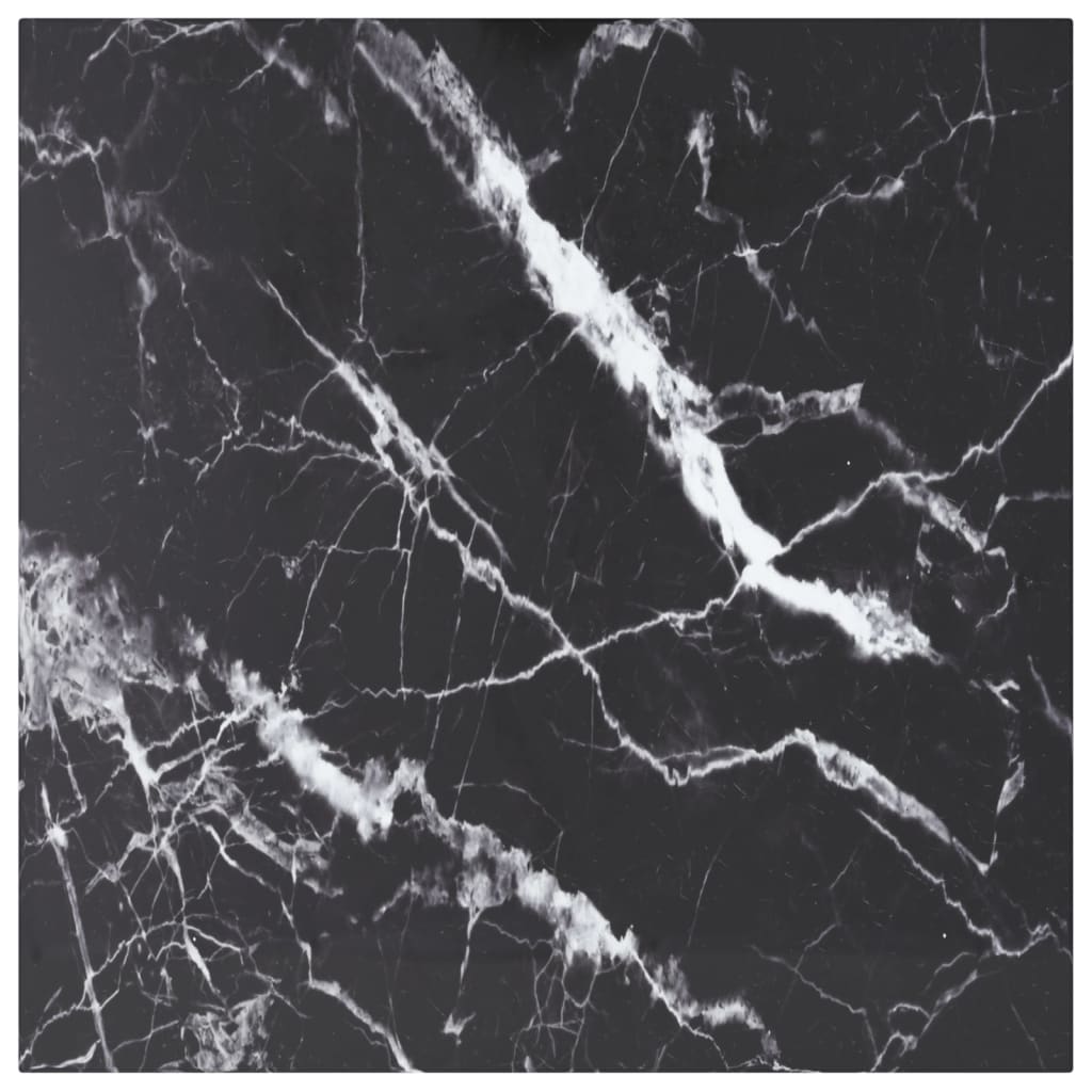 Tischplatte aus gehärtetem Glas quadratisch 700x700 mm