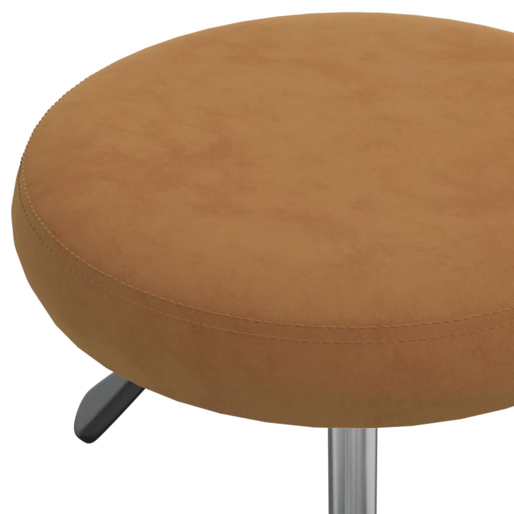 Massagehocker Samt Senfgelb