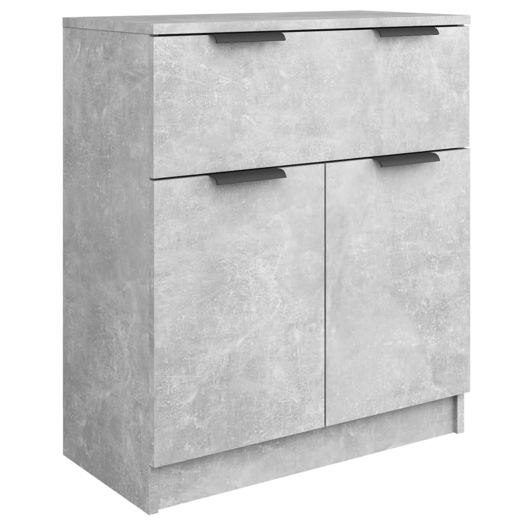 3-tlg. Sideboards Weiß Holzwerkstoff