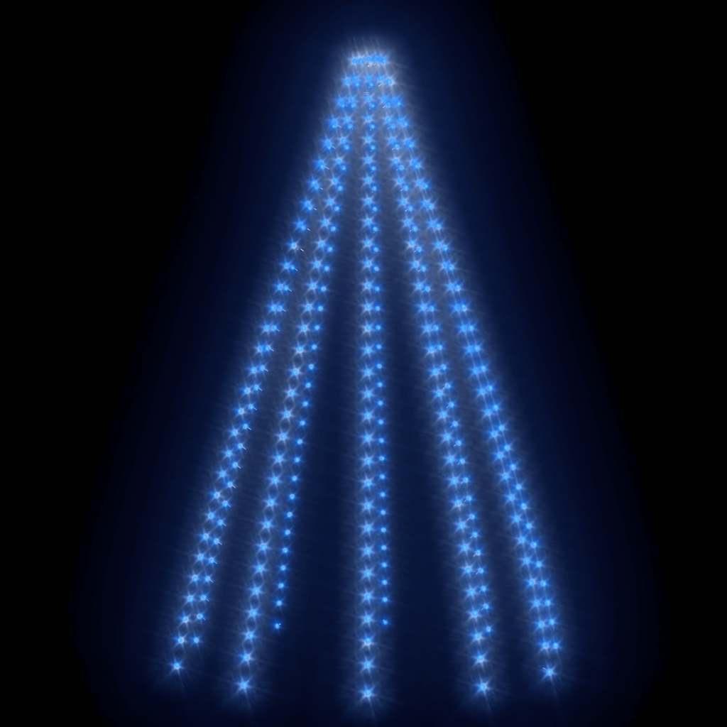 Weihnachtsbaum-Lichternetz mit 180 LEDs Kaltweiß 180 cm