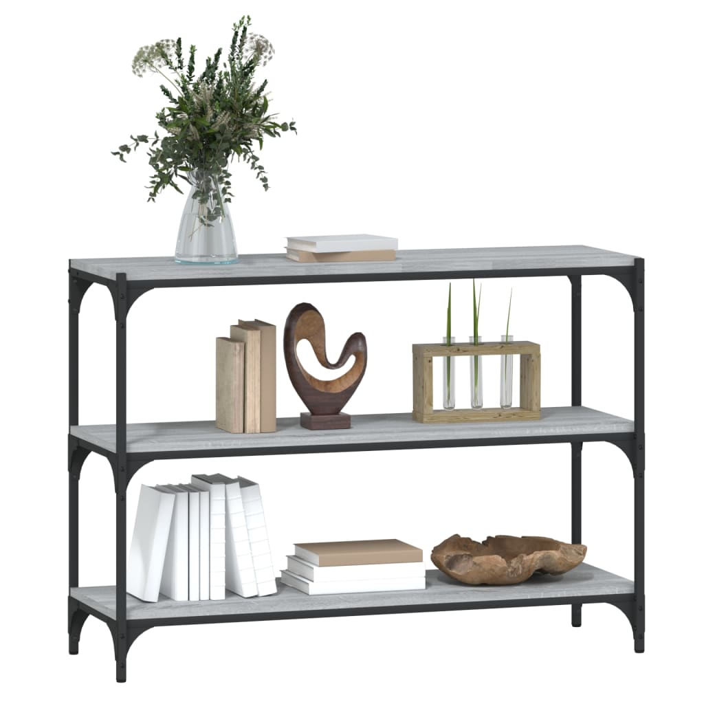 Bücherregal Schwarz 40x33x70,5 cm Holzwerkstoff und Stahl