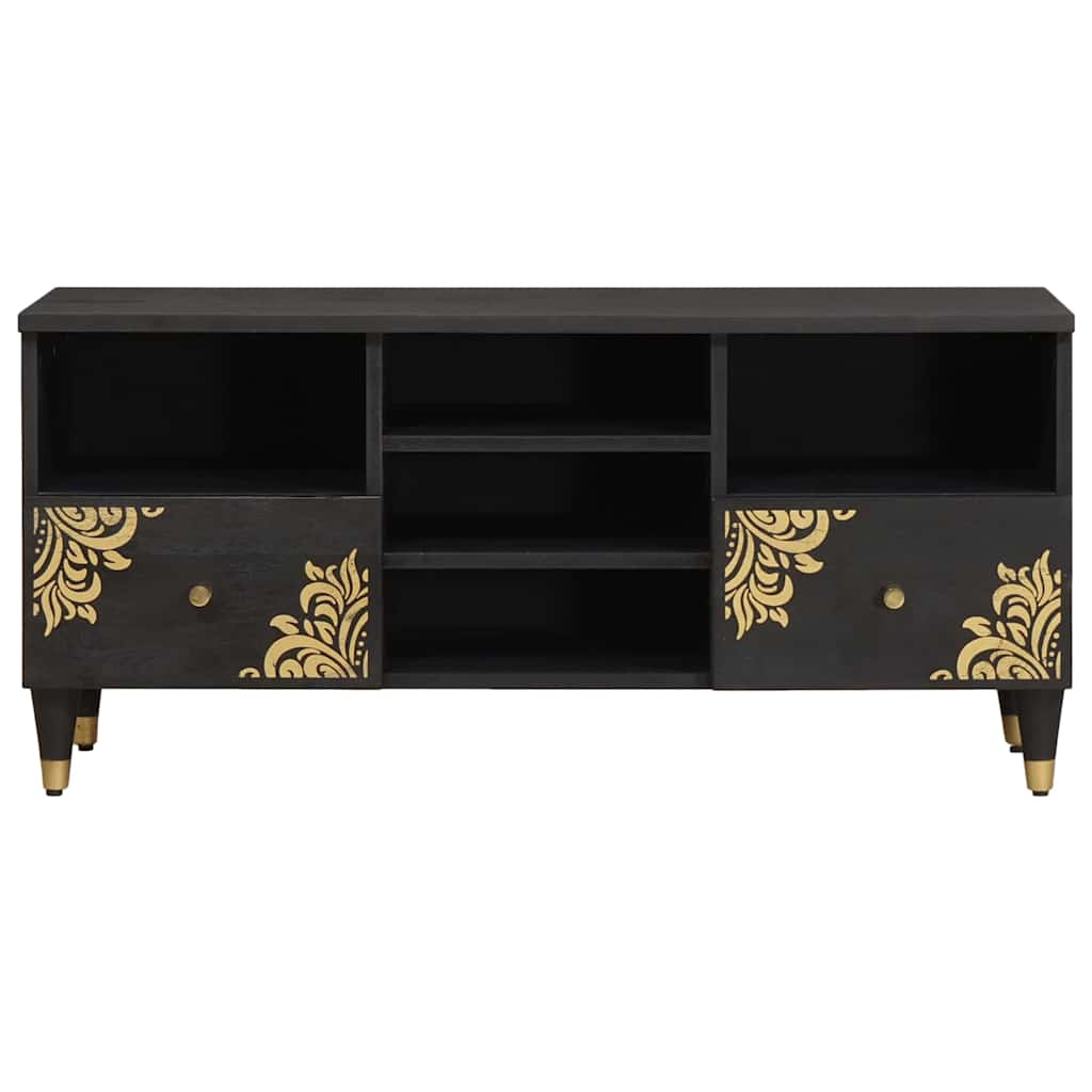 TV-Schränk Honigbraun 100 x 33 x 46 cm Massivholz Mango