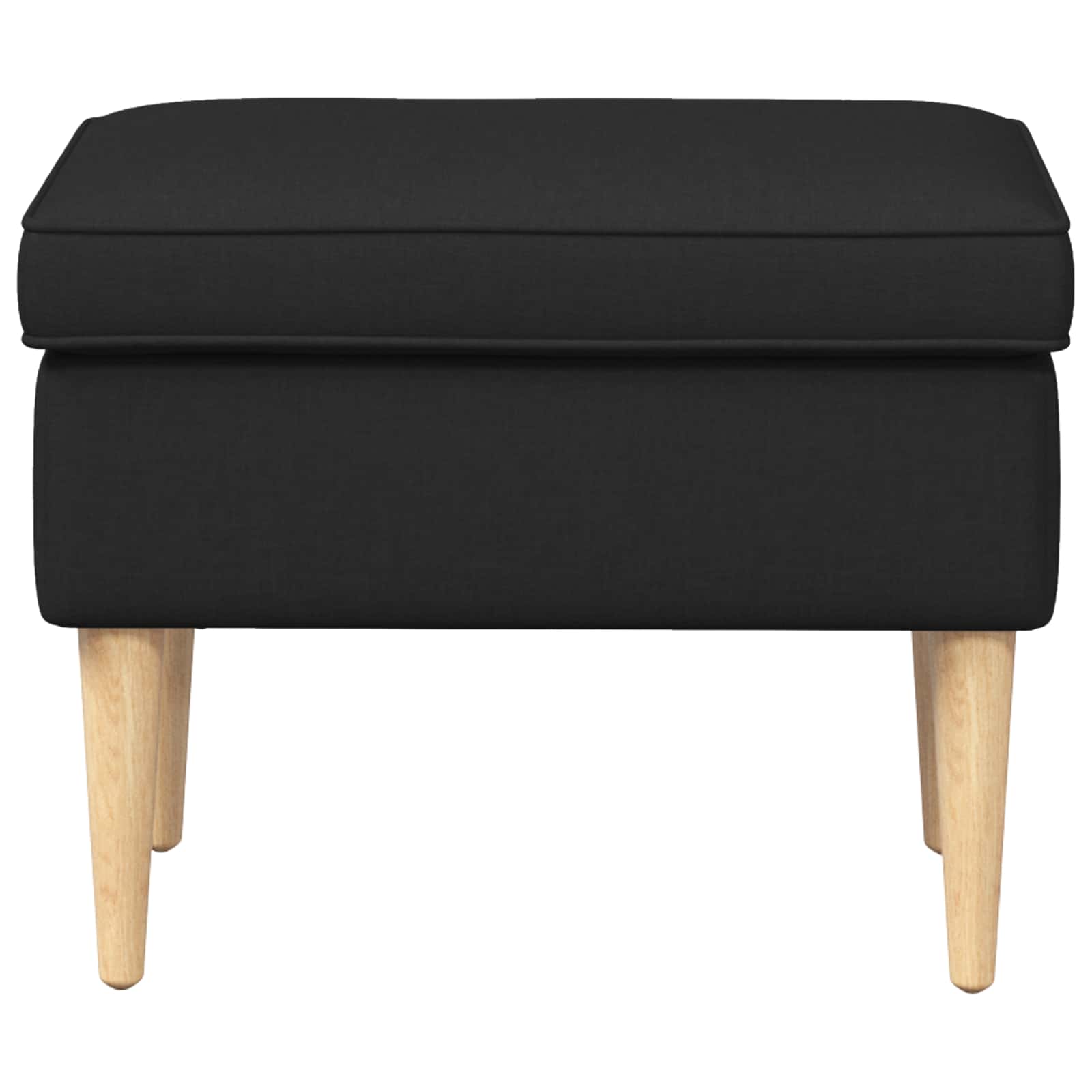 Hocker Hellgrau 55 x 35 x 41 cm Polyester