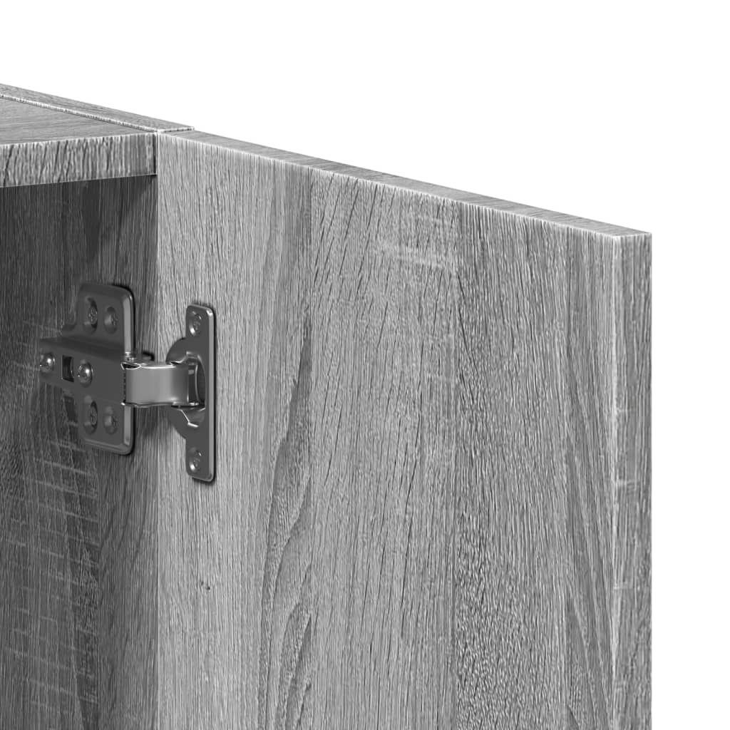 Aktenschrank Weiß 60x32x153 cm Holzwerkstoff