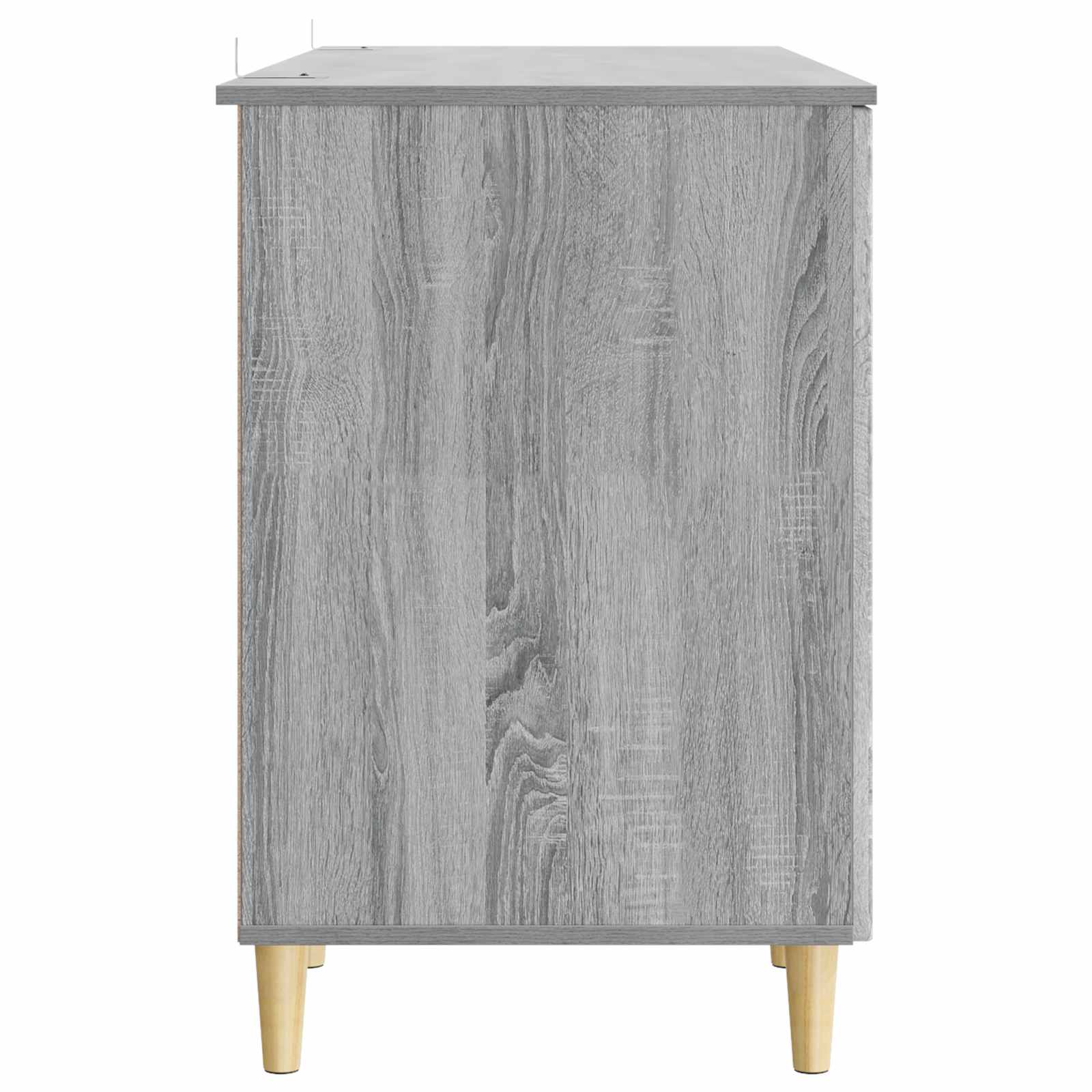 Schreibtisch mit Regal Schwarz 142,5 x 50 x 75 cm Holzwerkstoff