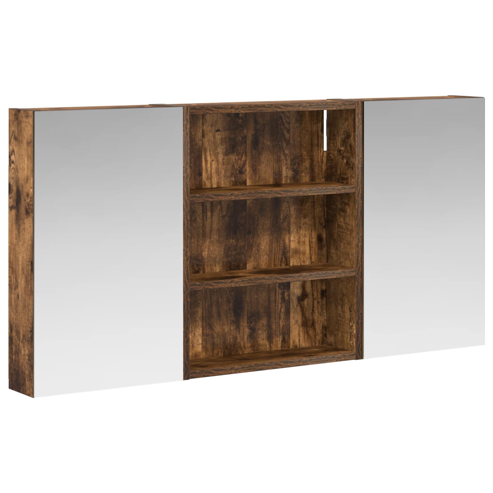 Badezimmerschrank-Set 3 pcs 80 x 10,5 x 50 cm Holzwerkstoff
