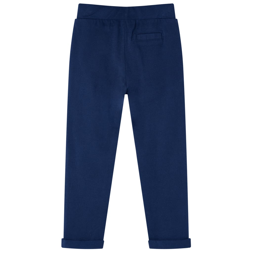 Kinderhose mit Kordelzug Marineblau 128