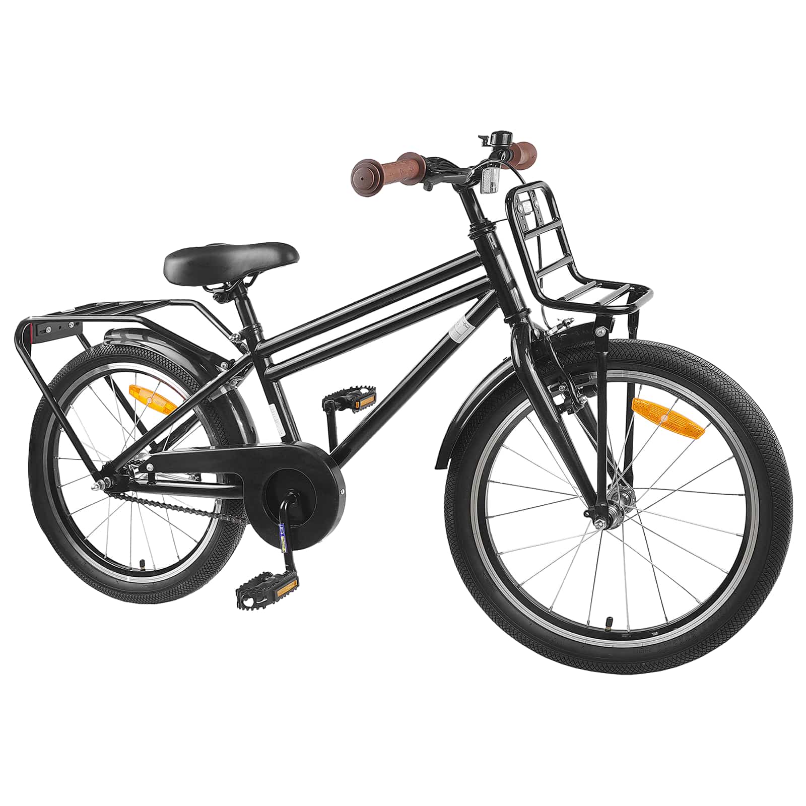 Kinderfahrrad 18 Zoll für 5-7 Jahre alt Schwarz