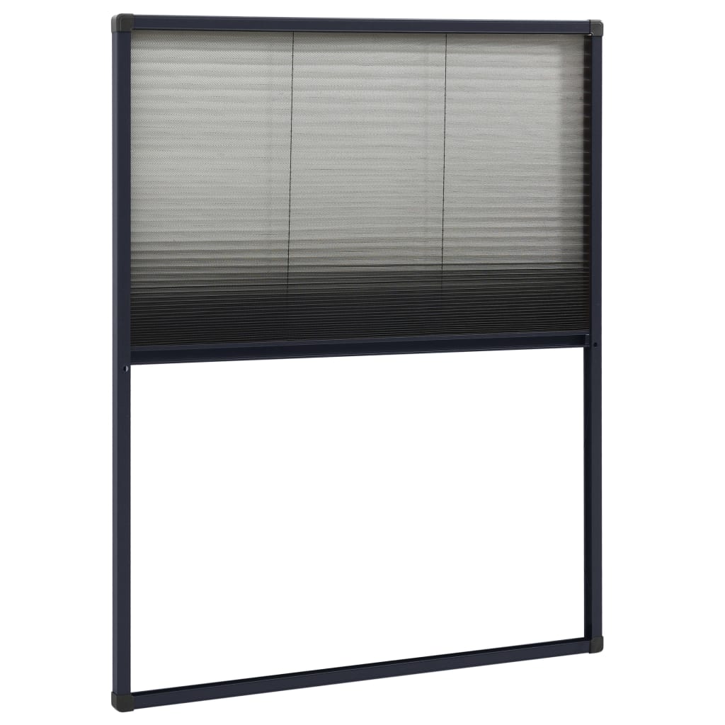Plisse Insektenschutz-Fenster 80×160 cm
