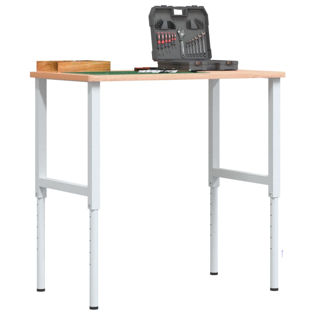 Werkbankgestell Verstellbar 2 Stk. Metall 55x(69-95,5) cm