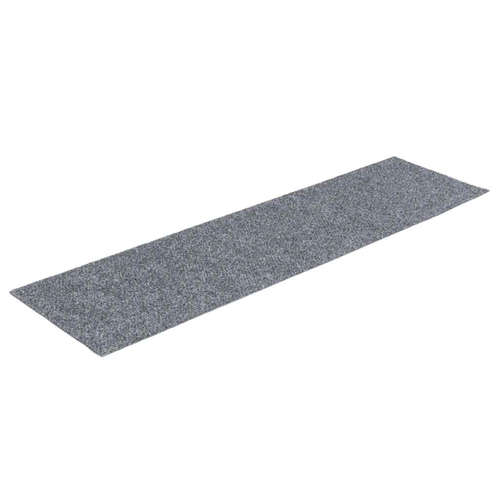 Stufenmatten Selbstklebend 15 Stk. 60x25 cm Hellbraun Rechteckig