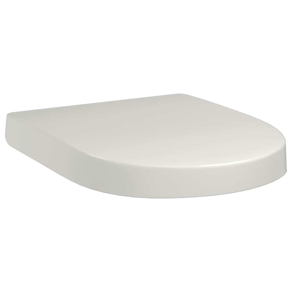 Toilettensitz mit Absenkautomatik Weiß Oval